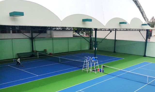 Báo giá mái canopy sân pickleball
