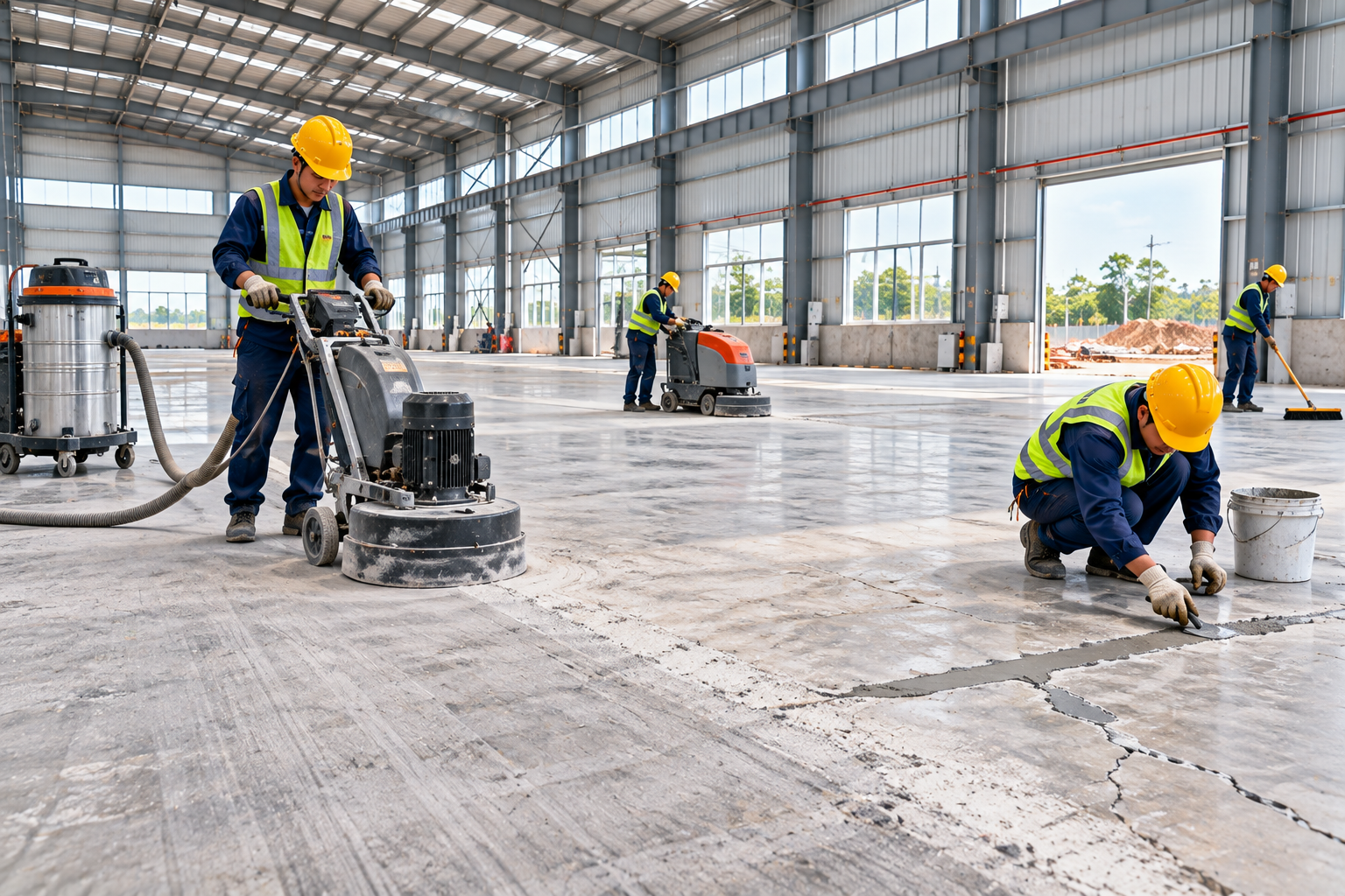 Hướng Dẫn Chuẩn Bị Mặt Bằng Trước Khi Thi Công Sơn Epoxy