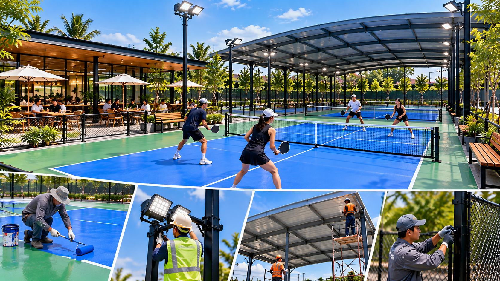 Tại Sao Nên Chọn Nhà Thầu Chuyên Biệt Cho Từng Hạng Mục Thi Công Sân Pickleball?