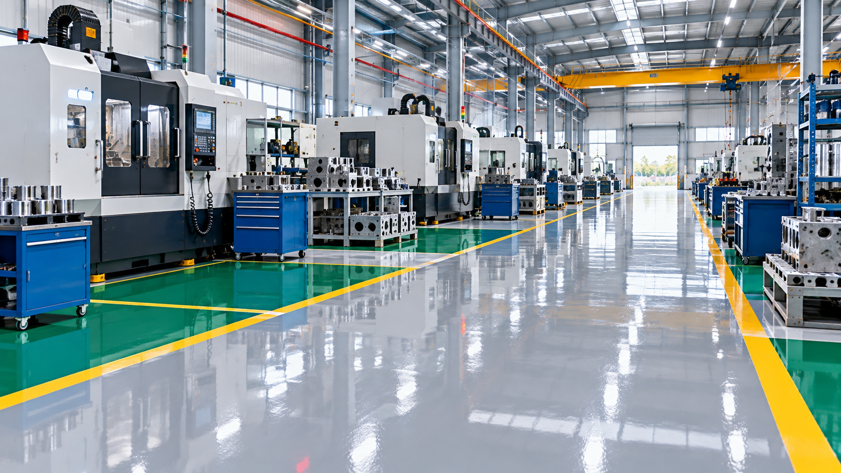 Vì sao nền nhà xưởng cơ khí yêu cầu cao hơn nhà xưởng thông thường?